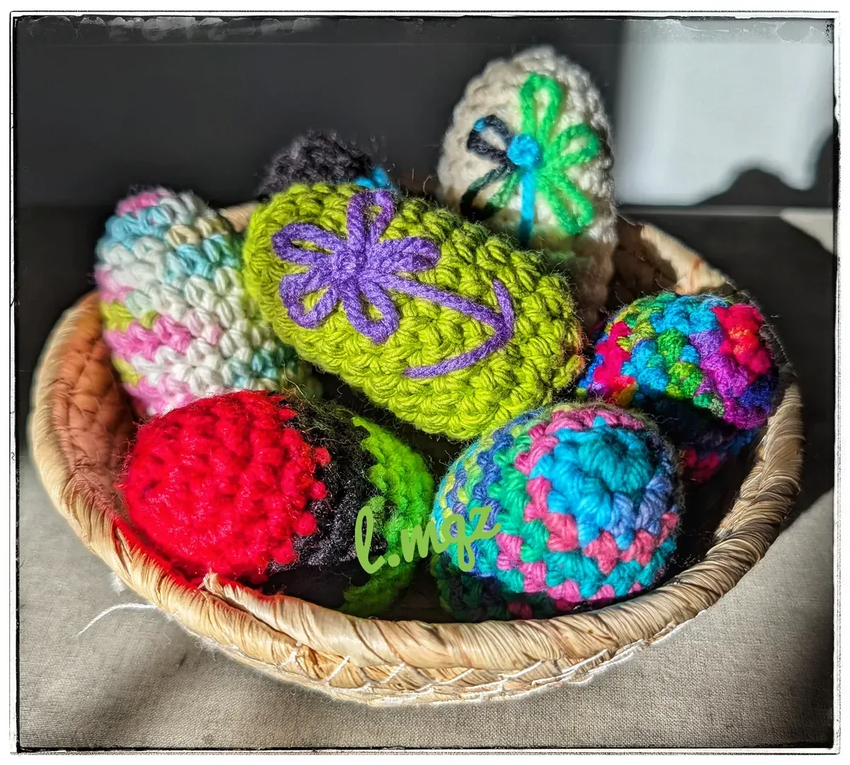 Crocheted Easter Eggs, Lupita's Creations