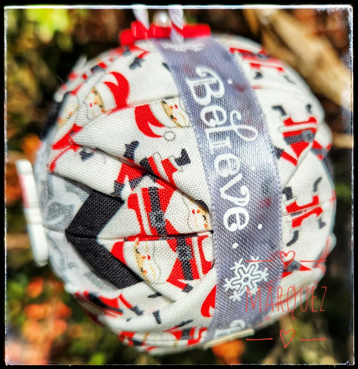 *Believe* Santa Ornament