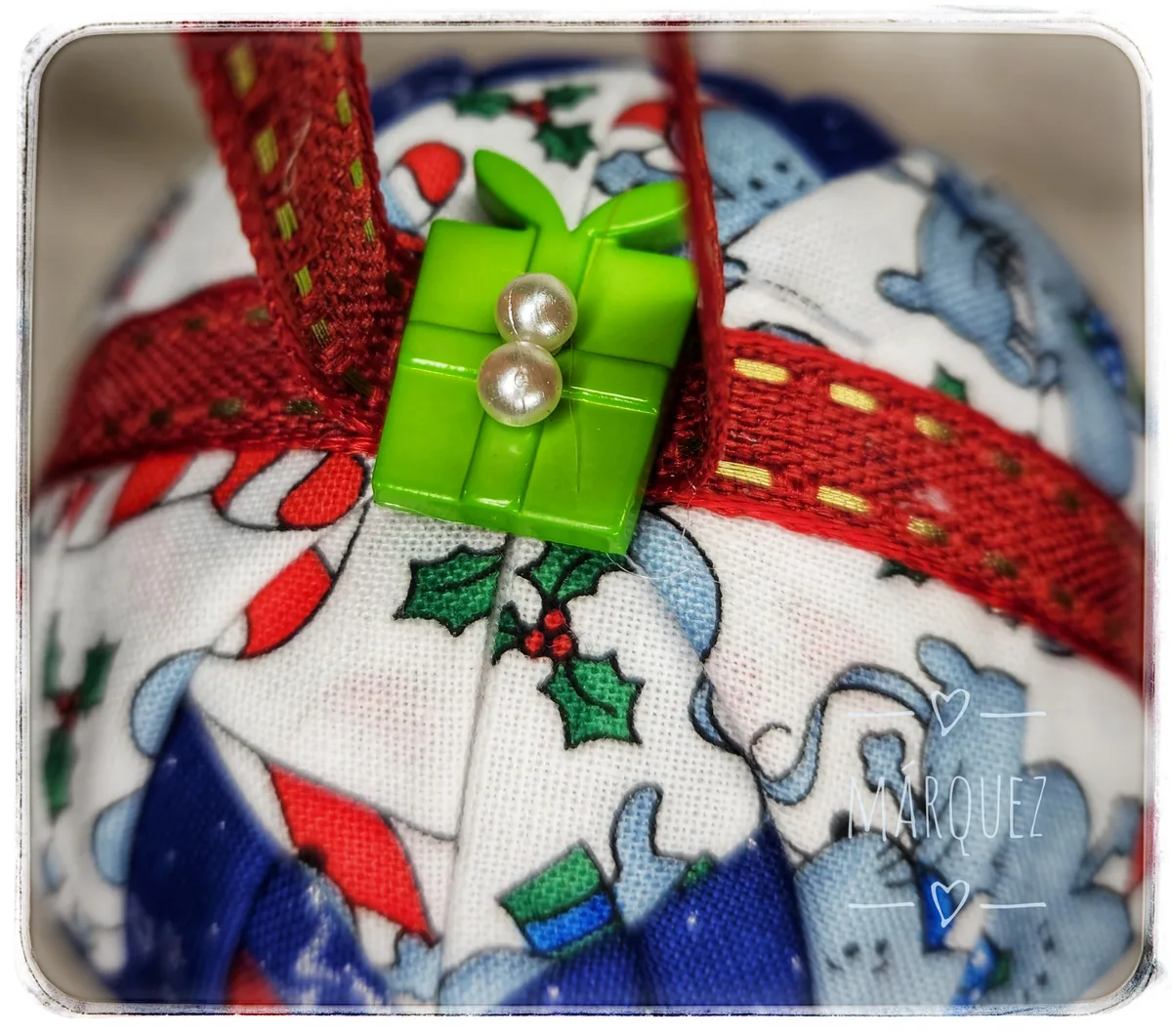 A Christmas Mouse Ornament