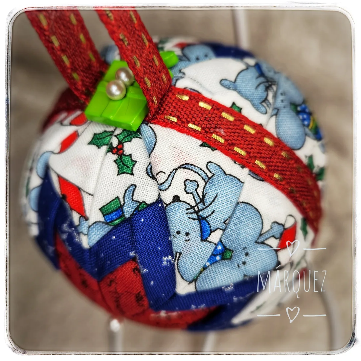 A Christmas Mouse Ornament
