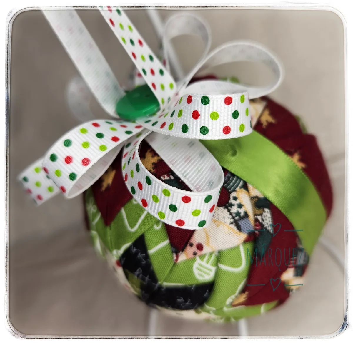 Patchwork Christmas Ornament
