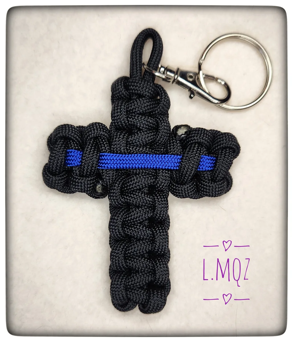Paracord Cross Keychains