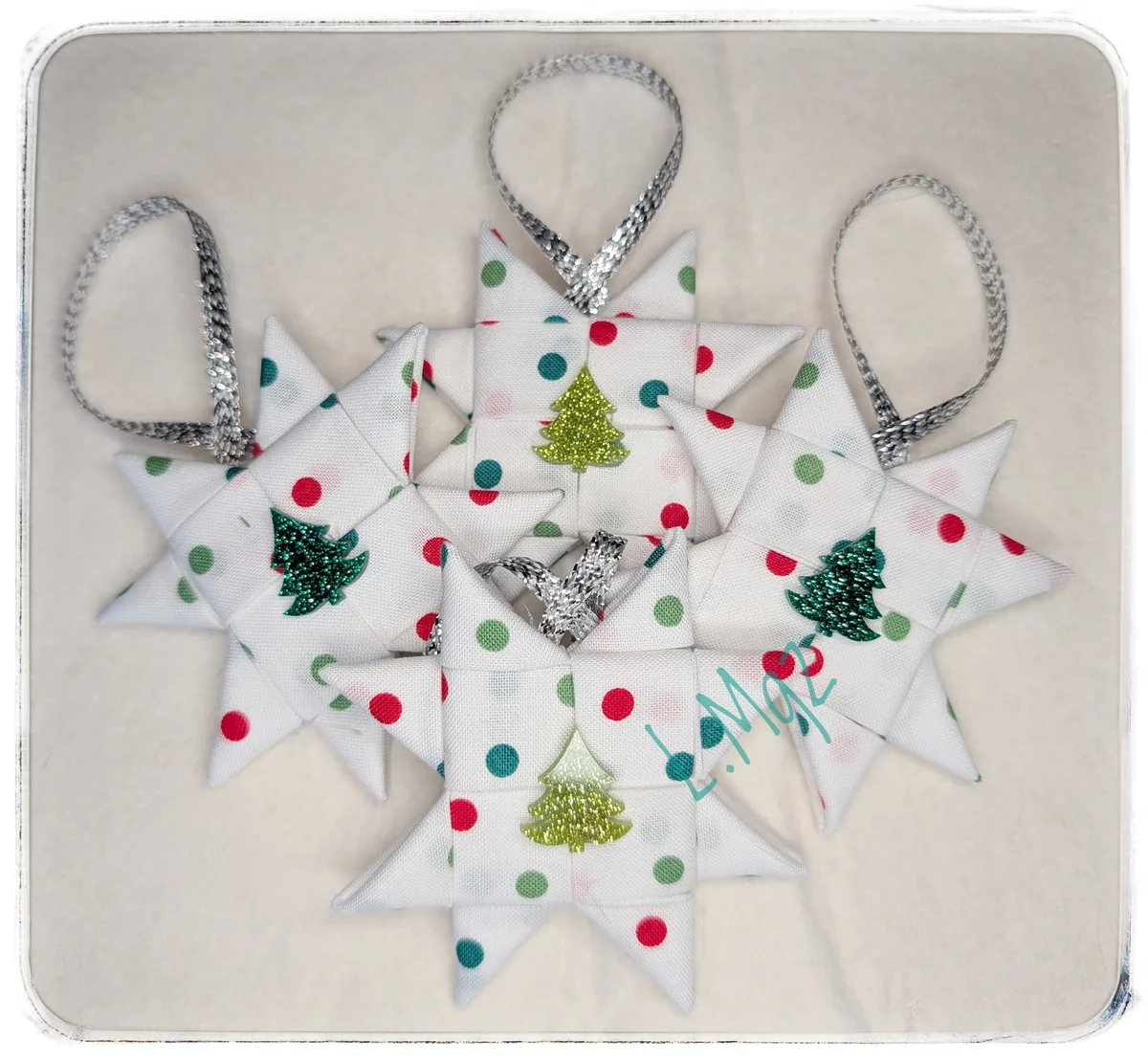 A Polkadot. Christmas Ornament