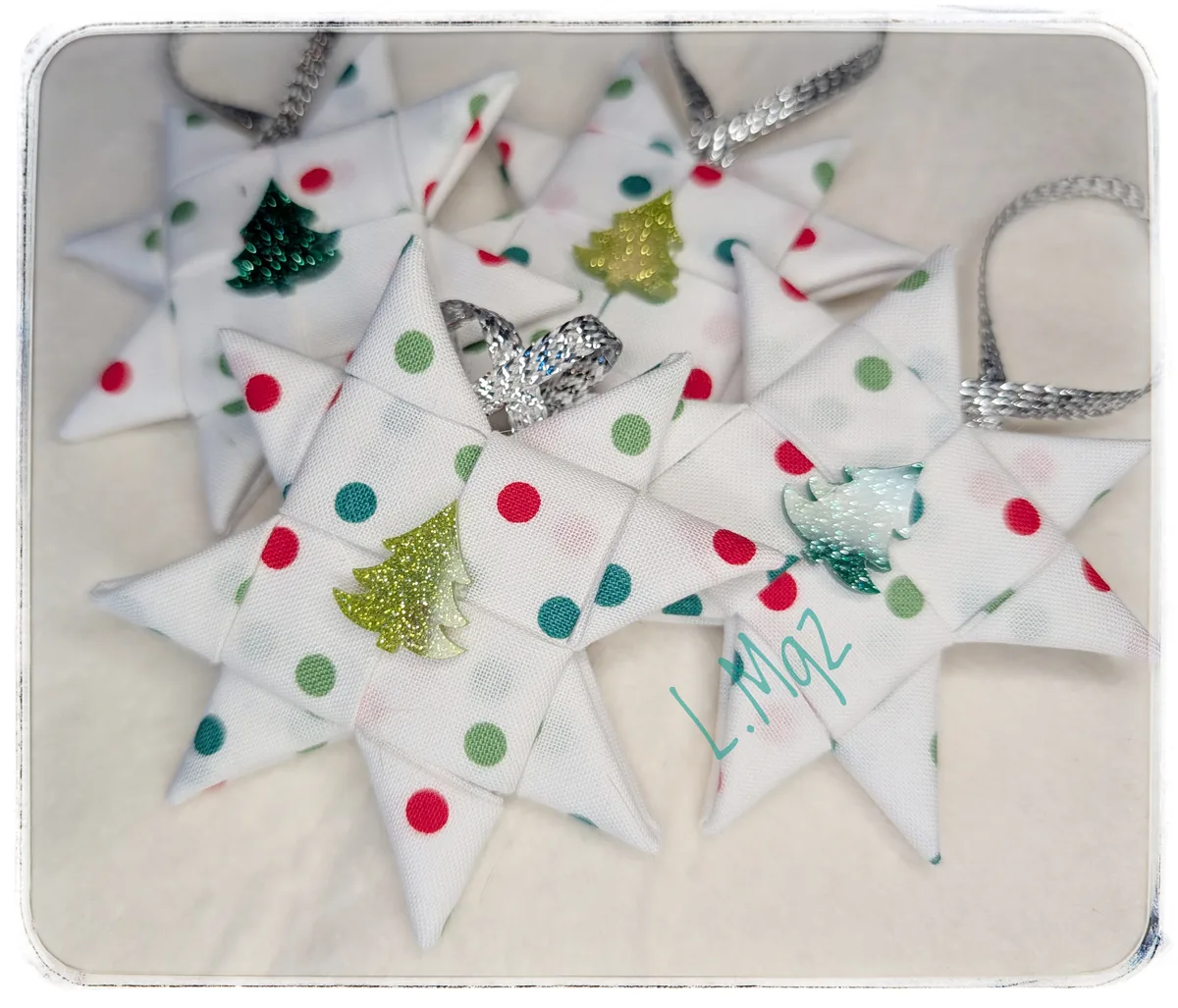 A Polkadot. Christmas Ornament